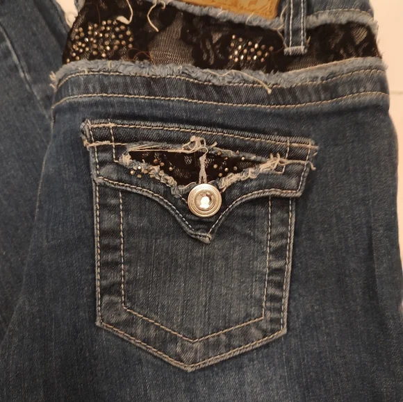 Classic Indigo Blue Boot Cut Jeans ECU - Picture 4 of 13